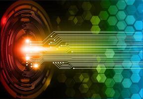 cyber circuit future technology concept background vector