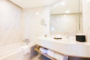 Abstract blur bathroom photo