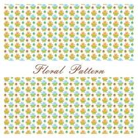 floral pattern. beautiful decorated floral background. vector