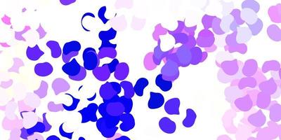 Light blue, red vector pattern with abstract shapes.