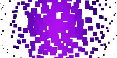 textura de vector de color púrpura claro en estilo rectangular. ilustración con un conjunto de rectángulos degradados. patrón para folletos comerciales, folletos