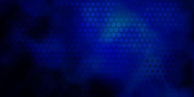 textura de vector azul oscuro con círculos. Ilustración abstracta con manchas de colores en el estilo de la naturaleza. patrón para anuncios comerciales.