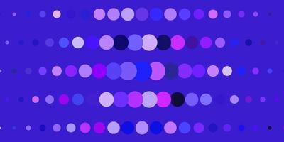 Light Pink, Blue vector background with circles. Modern abstract illustration with colorful circle shapes. Pattern for websites, landing pages.