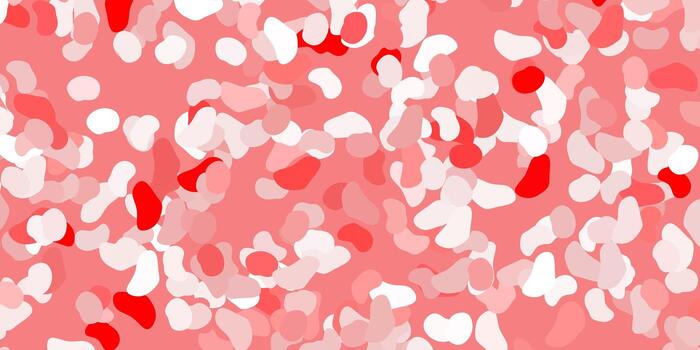 Light red vector pattern with abstract shapes.