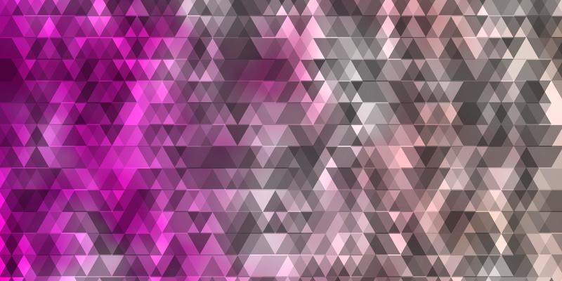 Light Pink vector texture with lines, triangles.