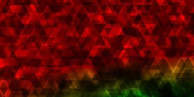 Dark Multicolor vector template with lines, triangles.