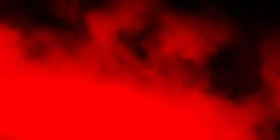 patrón de vector rojo oscuro con nubes. nubes de colores abstractos en la ilustración de degradado. patrón para sus folletos, folletos.