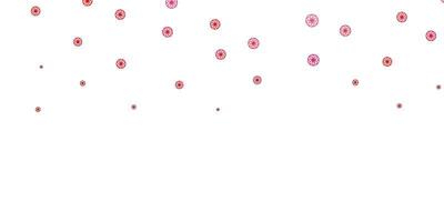 Light Pink, Red vector template with circles.