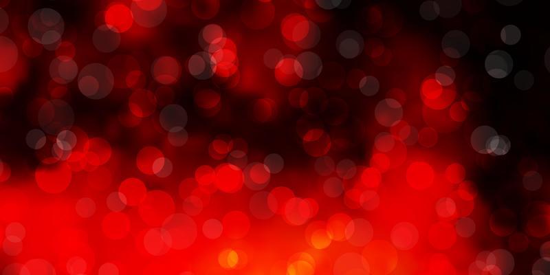 Dark Orange vector layout with circle shapes.
