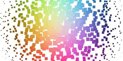 Light Multicolor vector background with rectangles. Abstract gradient illustration with rectangles. Pattern for business booklets, leaflets