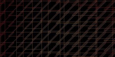 Dark Orange vector backdrop with lines. Gradient abstract design in simple style with sharp lines. Pattern for ads, commercials.