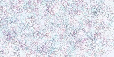 Light blue, red vector background with random forms.