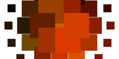 patrón de vector naranja claro en estilo cuadrado. rectángulos con degradado de colores sobre fondo abstracto. patrón para sitios web, páginas de destino.