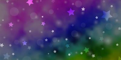 Abstract vector background with colorful gradient