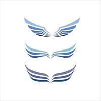 Falcon Logo Template vector bird wings set logo and icon