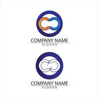 Infinity Design Vector design set logo for business icon