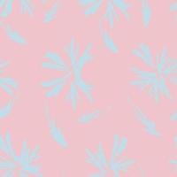 Pink Floral Brush strokes Seamless Pattern Background vector