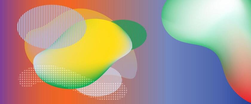 Gradient Fluid background vector