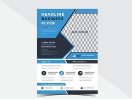 Corporate Business Flyer Design Template for your business or services vector