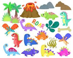 Baby Dinosaur Scene Making Set vector