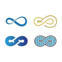 Infinity logo images vector