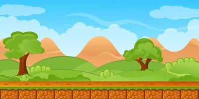 Nature Landscape Background vector