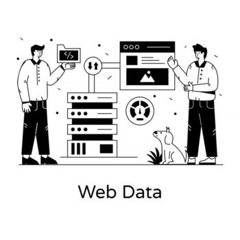 Web Data storage vector
