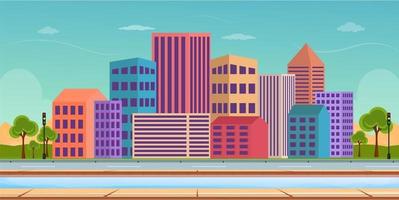 Cityscape and Urban Life vector