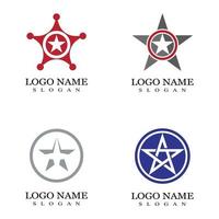 Star icon Template vector illustration design