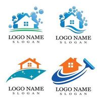 Cleaning logo and symbol ilustration vector template