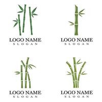 Bamboo Logo Template vector icon illustration design