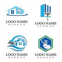 Cleaning logo and symbol ilustration vector template