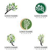 diseño de icono de vector de plantilla de logotipo de árbol