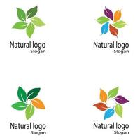 Leaf icon Vector Illustration design Logo template