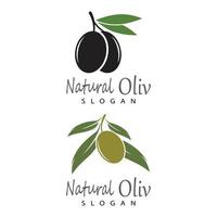 olive icon vector illustration design template