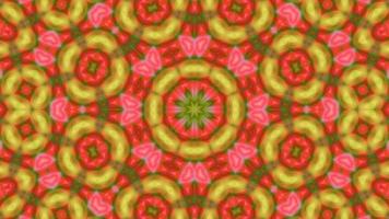 Abstract Colorful Kaleidoscope Movement video