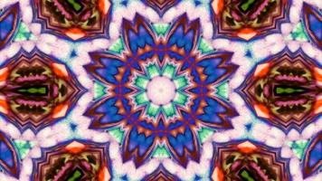 Abstract Colorful Kaleidoscope Movement video