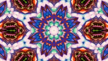 Abstract Colorful Kaleidoscope Movement video