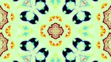 Colorful and Magical Kaleidoscope Symmetric Movement video