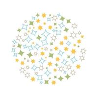 Abstract geometric background vector