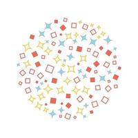 Abstract geometric background vector