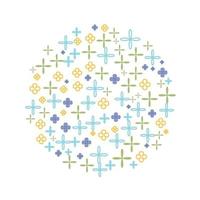Abstract geometric background vector