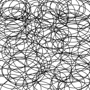 Line abstract pattern with hand drawn lines. wavy striped vector illustration