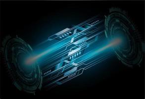 cyber circuit future technology concept background vector