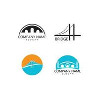 Bridge Logo Template vector