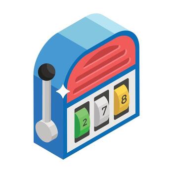 Slot Machine Elements vector