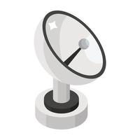 Parabolic Dish Elements vector