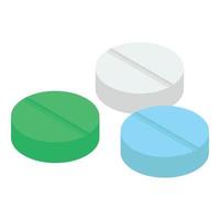 Medical Pills Elements vector