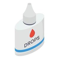 Eye Drops Bottle vector