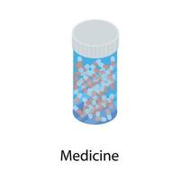 conceptos de botella de medicina vector